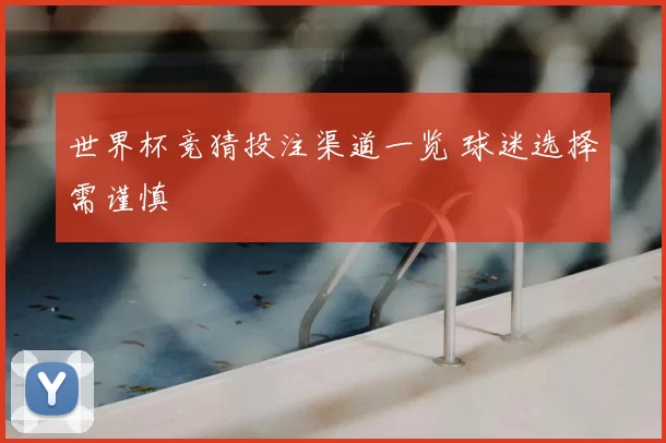 世界杯竞猜投注渠道一览 球迷选择需谨慎