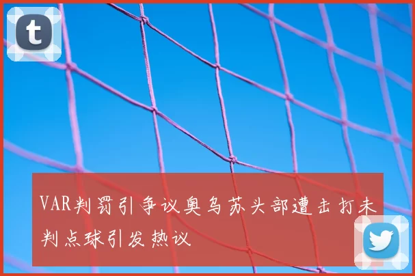 VAR判罚引争议奥乌苏头部遭击打未判点球引发热议