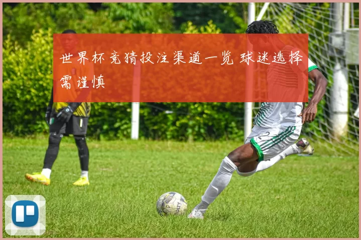 世界杯竞猜投注渠道一览 球迷选择需谨慎